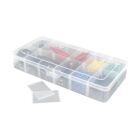 Robitronic Sortierkasten 12 Fächer variabel 260x125x43.5mm / R14033