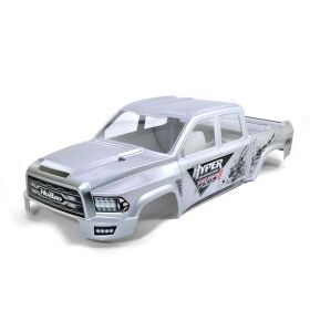 HoBao MT Plus II Printed Body Shell- Silver White / H94111SV