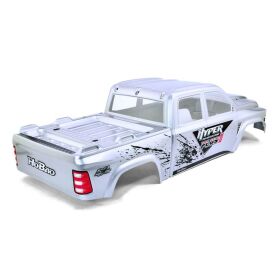 HoBao MT Plus II Printed Body Shell- Silver White / H94111SV