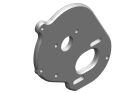 Team Corally Motor Mount Plate Aluminium / C-00250-061