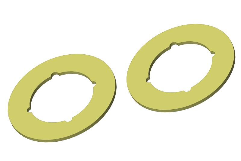 Team Corally Slipper Pads 2 pcs / C-00250-088