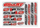 Team Corally Stickersheet SSX-12 Precut 210x148mm 1 pc / C-99904