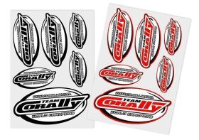Team Corally Sponsor Stickersheet CORALLY Precut...