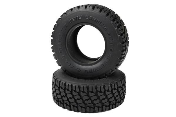 Carisma RC SCA-1E 95mm ATSS Crawler Tires (1 Pair) / CA-16120