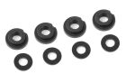 Team Corally Shock Body Insert Washer Composite 1 set (4+4pcs) / C-00180-078