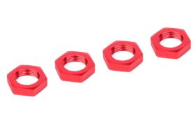 Team Corally Wheel Nut Aluminum Ribbed 4 pcs / C-00180-230