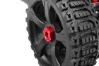 Team Corally Wheel Nut Aluminum Ribbed 4 pcs / C-00180-230
