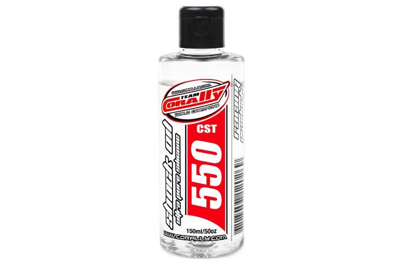 Team Corally Shock Oil Ultra Pure Silicone 550 CPS 150ml / C-81055