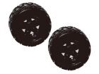 ABSIMA Wheels Complete (2PCS) / AB18301-24
