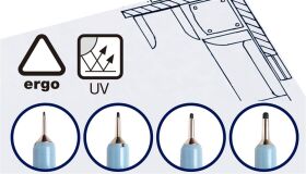 Amewi Graphic Liner, Dokumentenecht 4 schwarze Fineliner / 300037