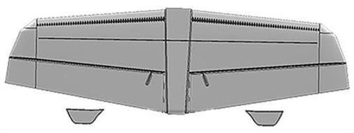 Multiplex / Hitec RC Tragflächen STUNTMASTER / 224379