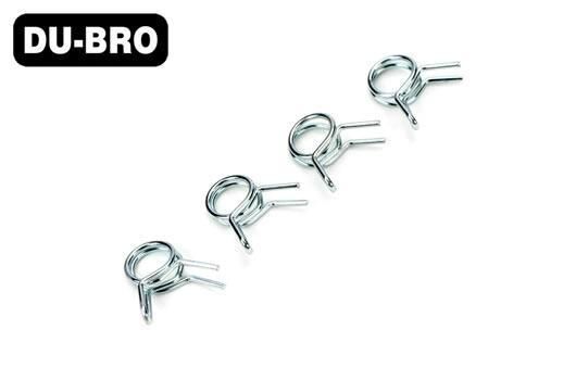 DU-BRO Flugzeugteile Fuel Line Clips, Medium (4 pcs per package) / DUB677