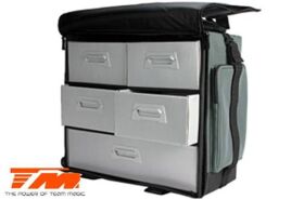 HARD Racing Tasche Transport HARD Cheng-Ho 1/10 mit Plastik Kästen und Rädern / HARD9031