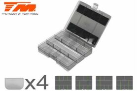 HARD Racing Kunststoffkasten HARD Fahrzeugstand stapelbar unterteilbar 14.8 x 12.4 x 3.3cm / HARD9201