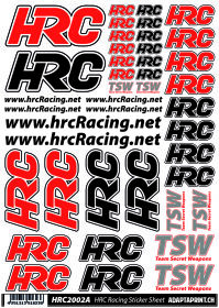 HRC Racing Aufklebern Products Basic Vinyl / HRC2002A