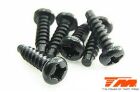 Team Magic Schrauben Rundkopf selbstschneidend 3 x 10mm (6 Stk.) / TM116310RCR
