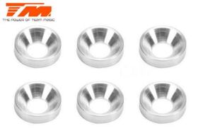 Team Magic Scheiben Konisch Aluminium 3.5mm (6 Stk.) /...