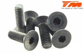 Team Magic Schrauben Senkkopf Hex (Allen) M4 x8mm (6...
