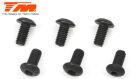Team Magic Schrauben Rundkopf Hex (Allen) M4 x 10mm (6 Stk.) / TM126410BU