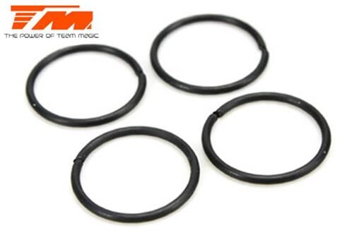 Team Magic Ersatzteil E6 Trooper / Trooper II C-Clip 15x1.3mm (4 Stk.) / TM505135