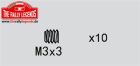 Rally Legends Madenschrauben M3 x3mm (10 pcs) / EZRL2276