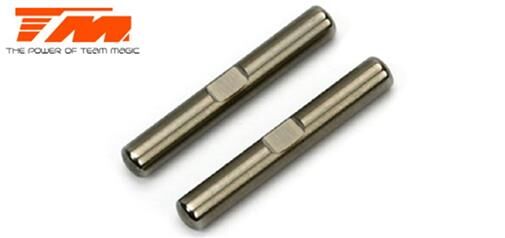 Team Magic Ersatzteil E4JS/JR Gelenkachsen unten aussen hinten (2 Stk.) / TM503265