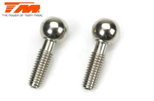 Team Magic Ersatzteil G4RS Kugelkopf 9.0mm (2 Stk.) / TM504120