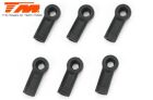 Team Magic Ersatzteil G4RS Kugelpfannen lang 5.0mm (6 Stk.) / TM504121