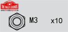 Rally Legends Muttern M3 (10 pcs) / EZRL2281