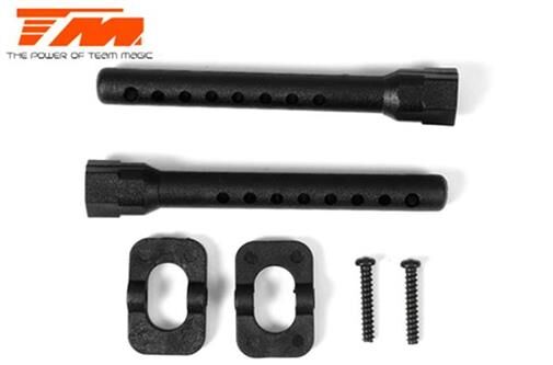 Team Magic Ersatzteil G4JS/JR/D Karosseriehalter vorne (2 Stk.) / TM502183