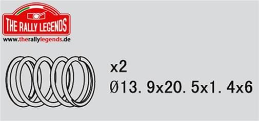 Rally Legends ErsatzteilStossdämpferfeder (2 pcs) / EZRL2249