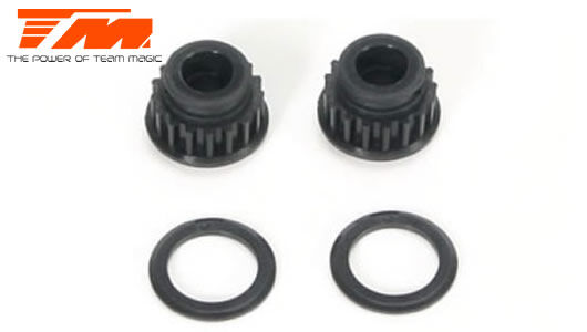 Team Magic Riemenräder Nylon 17Z (2 Stk.) für E4 Ersatzteil / TM503236