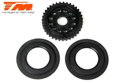 Team Magic Ersatzteil E4 Kugeldifferential Riemenräder 35Z / TM503155
