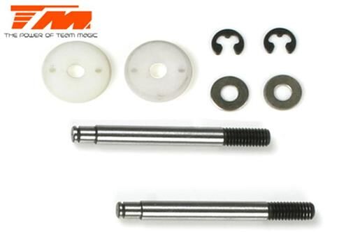 Team Magic Ersatzteil E4RS Dampferachse und Kolben Satz (2 Stk.) / TM503179