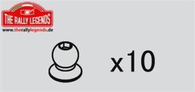 Rally Legends ErsatzteilKugelkopf 4.8X6 (10 pcs) / EZRL2248