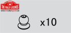 Rally Legends ErsatzteilKugelkopf 4.8X6 (10 pcs) / EZRL2248
