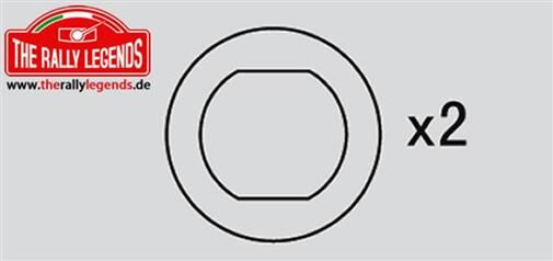 Rally Legends ErsatzteilScheiben für Kugeldifferential (2 pcs) / EZRL2259