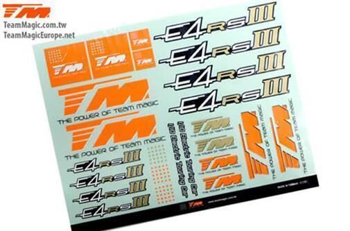 Team Magic Aufkleber E4RS III / TM507342
