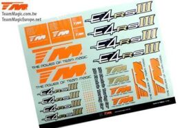 Team Magic Aufkleber E4RS III / TM507342