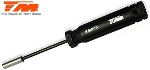 Team Magic Werkzeug Mutternschlüssel Team Magic Schwarz HC 5mm / TM117009