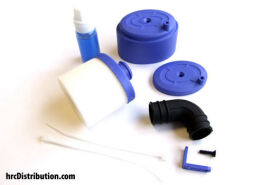 Fastrax Luftfilter 1/8 Regen Schwarz mit Oel / FAST93BK