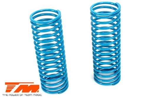 Team Magic Ersatzteil E6 Trooper / Trooper II / E6 III Stossdämpferfeder K1.2 (soft) Blau (2 Stk.) / TM505177