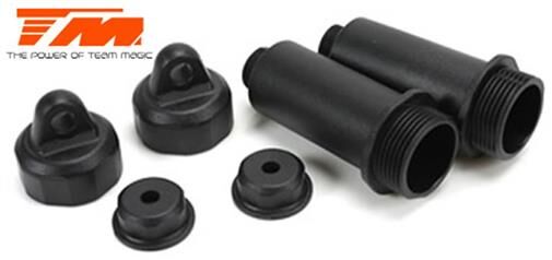 Team Magic Ersatzteil E6 Trooper / Trooper II / E6 III Stossdämpfergehäuse (2 Stk.) / TM505103