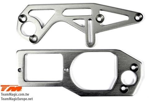 Team Magic Ersatzteil G4 Aluminium Seitenplatte (2 Stk.) / TM502199