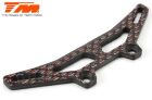 Team Magic Ersatzteil E4D-MF Pro Stossdämpferbrücke hinten Kohlefaser 3mm/ TM503377