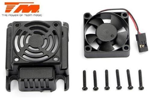 Team Magic Elektronisch Fahrtregler Lüfter und Lüfterhalter für TM191008 oder HARD6825 Regler / TM191008-1