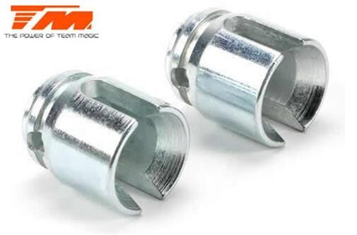 Team Magic Ersatzteil E6 III BES Mittlere Starrachse ausgänge Stahl (2 Stk.) / TM505308