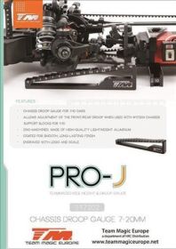 Team Magic Werkzeug Team Magic Pro-J Tools Droop-lehre 7~20mm / TM117202