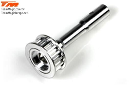 Team Magic Ersatzteil E4 Aluminium 7075 Mittelwellen und Riemenräder 17Z / TM503142