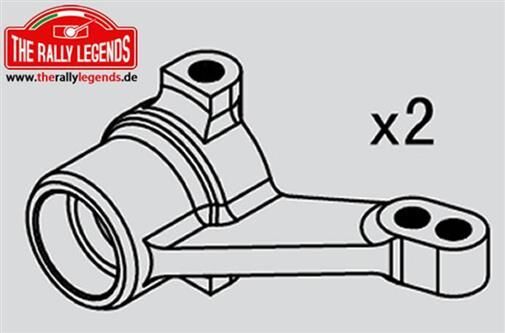 Rally Legends TuningteilAchsschenkel vorne aluminium (2 pcs) / EZRL2288